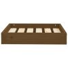 Dog Bed Honey Brown 20.3"x17.3"x3.5" Solid Wood Pine